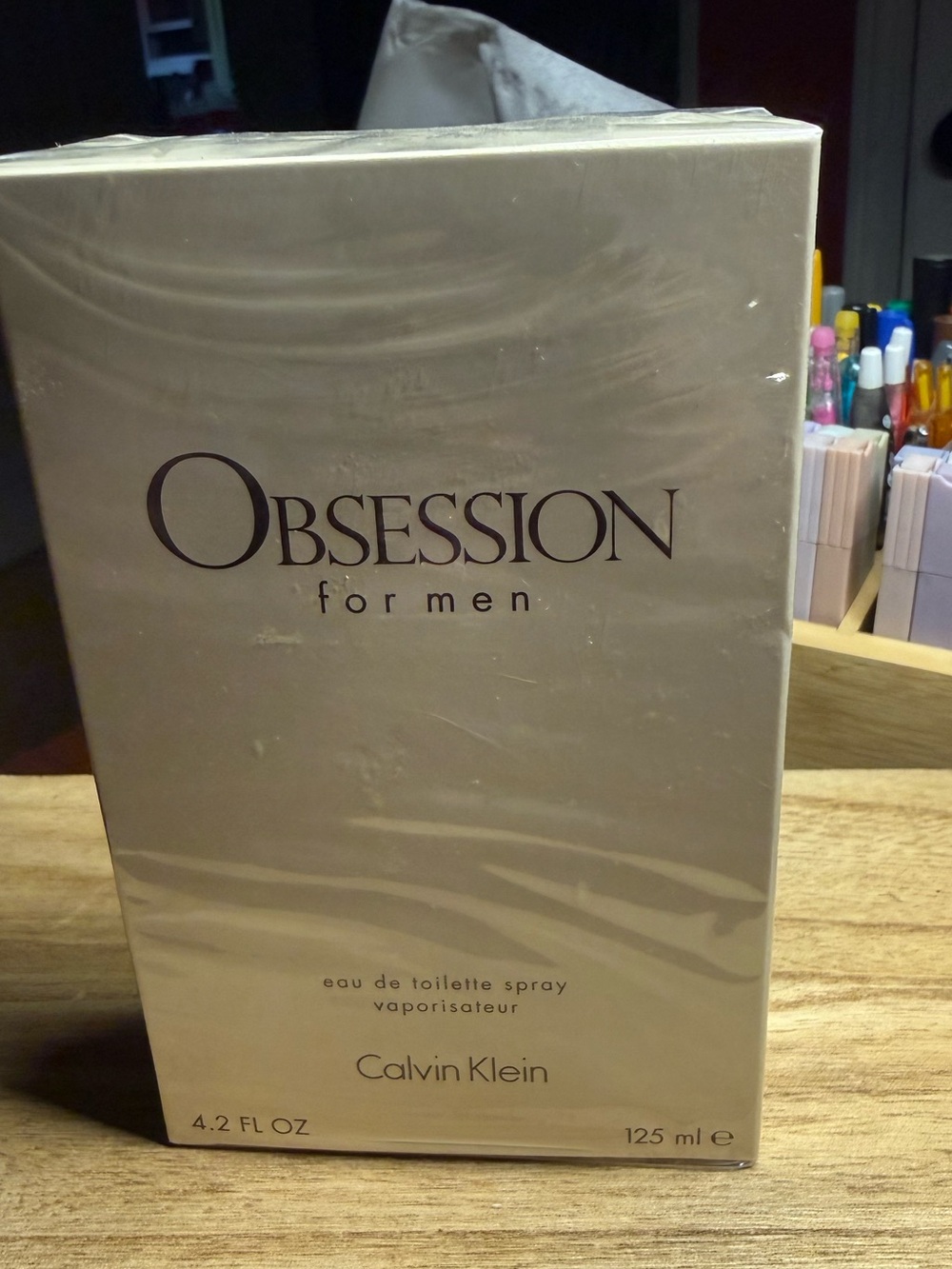 Calvin Klein Obsession for Men - Beige and Black Packaging, new/sealed